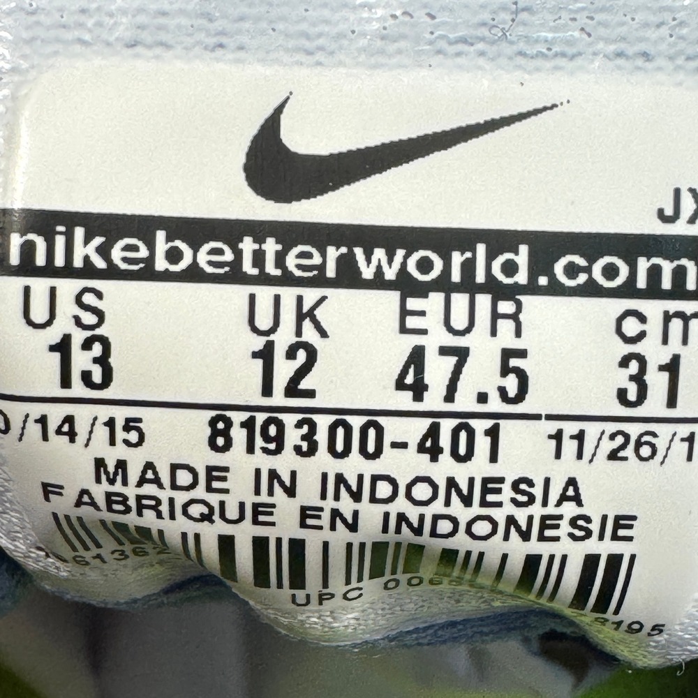 Nike Revolution 3 Men's Running Shoes Navy Volt Mesh Size US 13 - Picture 8 of 10